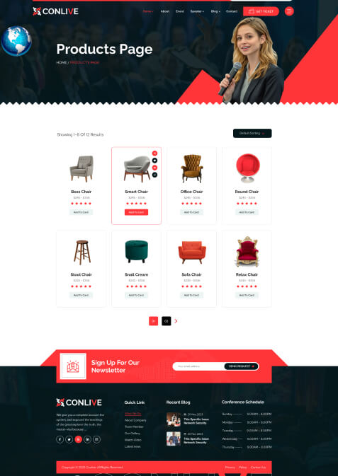 conlive Inner Page